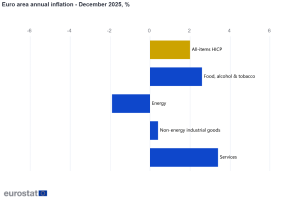 Euro area annual inflation down to 2.0%